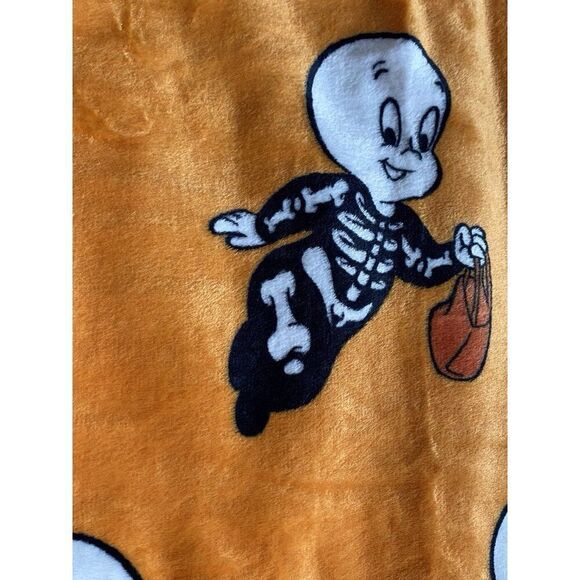 Casper the Friendly Ghost & Wendy Blanket Throw 50x70” Halloween Costumes NEW - Picture 7 of 16
